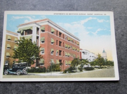 Cp Etats Unis , Virginie , Norfolk , Apartments On Westover Avenue , Ghent , Va - Norfolk