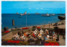 AK Helgoland Heligoland Blick Zur Reede Schiffe Ships Meer Schleswig-Holstein Z. Verlag Otto Schulze Deutschland Germany - Helgoland