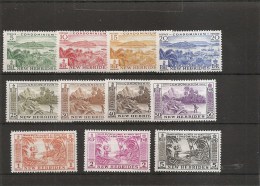 Nouvelles -Hébrides ( 186/96 X -MH) - Unused Stamps