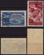 Parachute Word Championship / Airplane / Bled /  Canceled With GUM!!! - MH - Yugoslavia 1951 - Fallschirmspringen