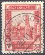 ITALIA - SOMALIA - OSTRICH - MOGADISCIO - Used - 1933 - Struisvogels