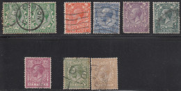 Great Britain 1912-24 Cancelled, See Desc, Sc#, SG 351 X2,368,372,374,379,385,393a,395 - Gebraucht