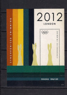 Olympische Spelen  2012 , Ghana  - Blok Postfris - Verano 2012: Londres