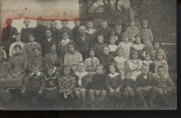 Carte Photo Saint Oyens Eleves De L Ecole Les Anciens Et Les Nouveaux - Yens