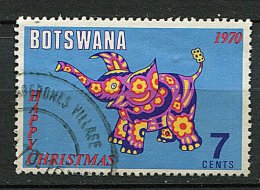 (cl 10 - P26) Bostwana Ob N° 221(ref. Michel Au Dos) - Noël.  Eléphant - - Botswana (1966-...)