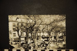 CPSM, 06,  VENCE, Place Du Grand Jardin, Animée,  Dentellée - Vence