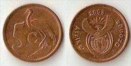 South Africa 5 Cents 2003 - Afrique Du Sud