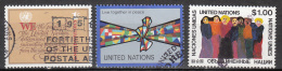 United Nations     Scott No   291-93     Used     Year  1978 - Used Stamps