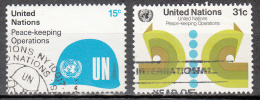 United Nations     Scott No   320-21     Used     Year  1980 - Gebraucht