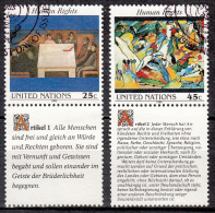 United Nations     Scott No    570-71     Used     Year  1989 - Gebraucht