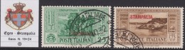 EGEO - STAMPALIA - GARIBALDI - N.19+24  Cat. 100 Euro - USATI - LUXUS GESTEMPELT - Egée (Stampalia)