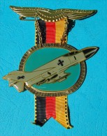 1974 - Volksmarch - Medal - 4 Int. Werdertag - UHG ERDING - F4 Phantom - Air Force - Aviation