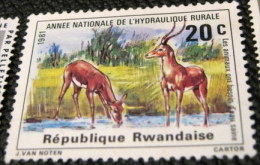 Rwanda 1981 Rural Water Supplies 20c - Used - Unused Stamps