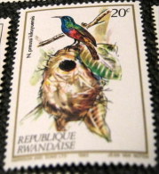 Rwanda 1983 Birds Nectarinia Preussi Kikuyuensis 20c - Mint - Ungebraucht