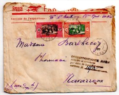 Correspondance Avion Retardée Et Détériorée Par Suite De L’accident Aérien Survenu Le 16 /12 1928 - 1927-1959 Lettres & Documents