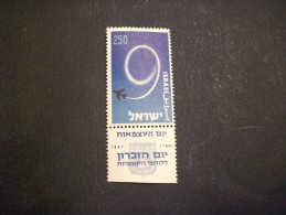 STAMPS ISRAELE 1957 The 9th Anniversary Of Independence MNH - Ongebruikt (met Tabs)