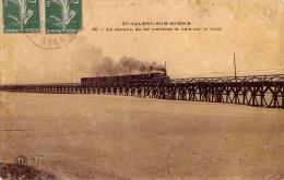 St Valéry Sur Somme     80    Pont En Bois. Chemin De Fer.Train - Saint Valery Sur Somme