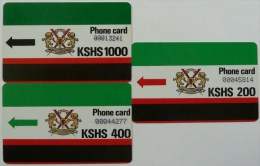 KENYA - Early Set - Approx 1988 To 89 - Set Of 3 - Used - Kenia