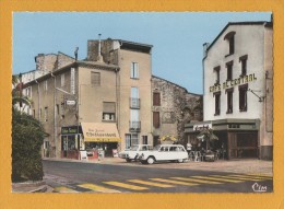 66 Pyrenées Orientales Millas Le Centre Place Lafayette Avec Café Bar Al Central Et Tabacs Journaux - Millas