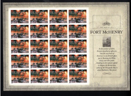 292020316 2014  SCOTT 4921 (XX) POSTFRIS MINT NEVER HINGED  PANE WAR OF 1812 BICENTENNIAL FORT MC HENRY - Unused Stamps