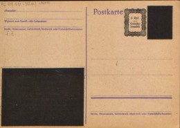 Germany/French Zone - Postal Stationery Postcard Unused - PC 811bIII(312a), Coverage 66/47 Mm - Other & Unclassified