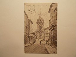 Carte Postale - BAR LE DUC (55) - Eglise Notre Dame Et Rue Bar La Ville (8/50B) - Bar Le Duc