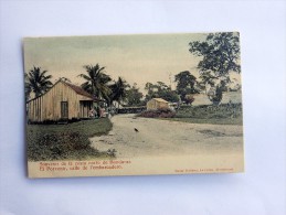 Carte Postale Ancienne : HONDURAS : EL PORVENIR, Calle De L'embarcadero - Honduras