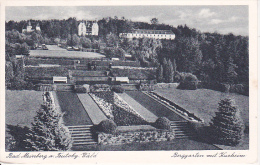 AK Bad Meinberg Am Teutoburger Wald - Berggarten Mit Kurheim - 1955 (15547) - Bad Meinberg