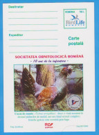 ROMANIA 2000 Postcard Stationery Cover BIRD. ROMANIAN Ornithological Society - Cuckoos & Turacos