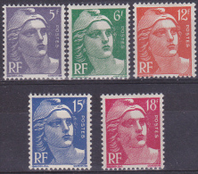 France 1951 YT N° 883/887 Neuf* Cote 17.00 - Unused Stamps