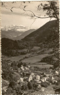 Saint Jeoire En Faucigny-la Ville Et Le Mont Blanc-cpsm - Saint-Jeoire