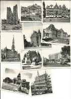 Bruxelles , Photos-carte Sans Doute D'une Pochette Souvenirs , Lot De 10 Estimée 1954 - Sets And Collections