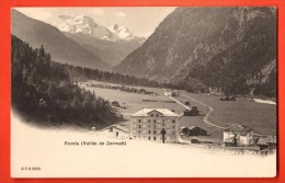 YY0296-24 Hotel Weisshorn, Randa.Précurseur. Non Circulé. C.P.N.  2920 - Randa