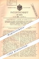 Original Patentschrift - E. Wachter In Buchs , Schweiz , 1905 , Acetylenlaterne , Laterne , Lampe , St. Gallen !!! - Buchs