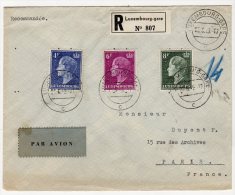 LUXEMBOURG - LETTRE RECOMMANDEE Du 23/05/1949 - Storia Postale