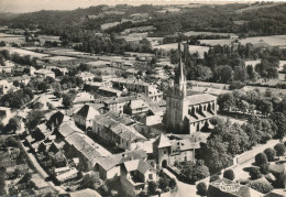 WW 317  /  C  P S M -  GALAN (65) VUE GENERALE AERIENNE LA PLACE L'EGLISE ET LA VIEILLE PRISON - Galan