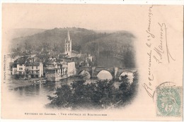 81 - ROQUECOURBE Noté Roqucourde  - Vue Générale De Roquecourbe, Près Castres Précurseur Excellent état - Roquecourbe