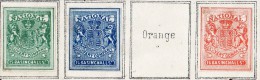 DELIVERY COMPANY - NATIONAL - 3 STAMPS - NON DENTELE - Revenue Stamps