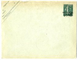 ENTIER POSTAL 15c SEMEUSE LIGNEE  TAXE REDUITE A 0.10c - Enveloppes Types Et TSC (avant 1995)