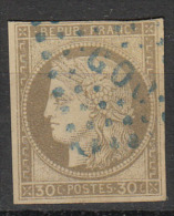 #84# COLONIES GENERALES N° 20 Oblitéré Losange Bleu "GOR" (Gorée) - Ceres