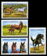 TURKEY 2001 (**) - Mi. 3277-80, Horses - Unused Stamps