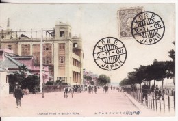 KOBE (Japon-Japan-Asie-Asien-Asia) Bund Of KOBE And Oriental Hotel - Stamp-Timbre-Cachet-Briefstempel-VOIR 2 SCANS - Kobe
