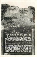 248937-South Dakota, Mount Rushmore, RPPC, Shrine Of Democracy Sign - Mount Rushmore