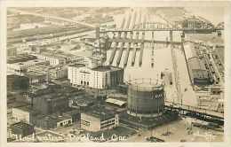 248975-Oregon, Portland, RPPC, Flood Waters Aerial View, Gas Tank, Christian Photo No V15 - Portland