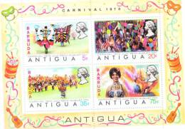 Barbuda 1973 Butterfly Carnival Costumes S/S MNH - Barbuda (...-1981)