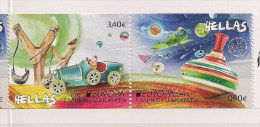 2015  Griechenland Greece   Mi .2828-9 C **MNH Booklet Set  Europa: Historisches Spielzeug - 2015