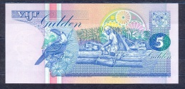 Surinam  - 1991 -  5  Gulden- P46a.....UNC - Surinam