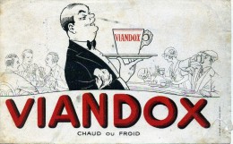 BUVARD - VIANDOX CHAUD ET FROID - ETAT D'USAGE - Alimentaire