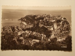 Carte Postale - MONACO - Vue D'ensemble Du Rocher Et La Condamine (262/100) - La Condamine