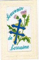 FANTAISIE BRODEE MILITAIRE Croix De Lorraine Chardon - Bestickt